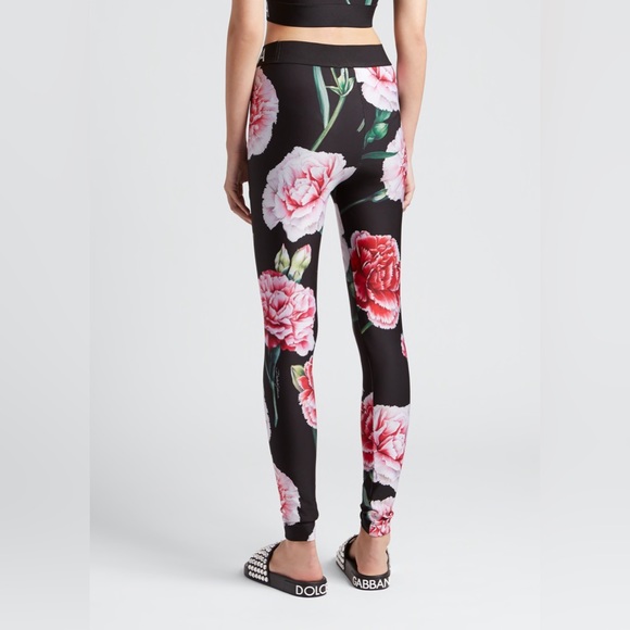 Dolce and Gabbana Floral Leggings - Picture 2 of 5